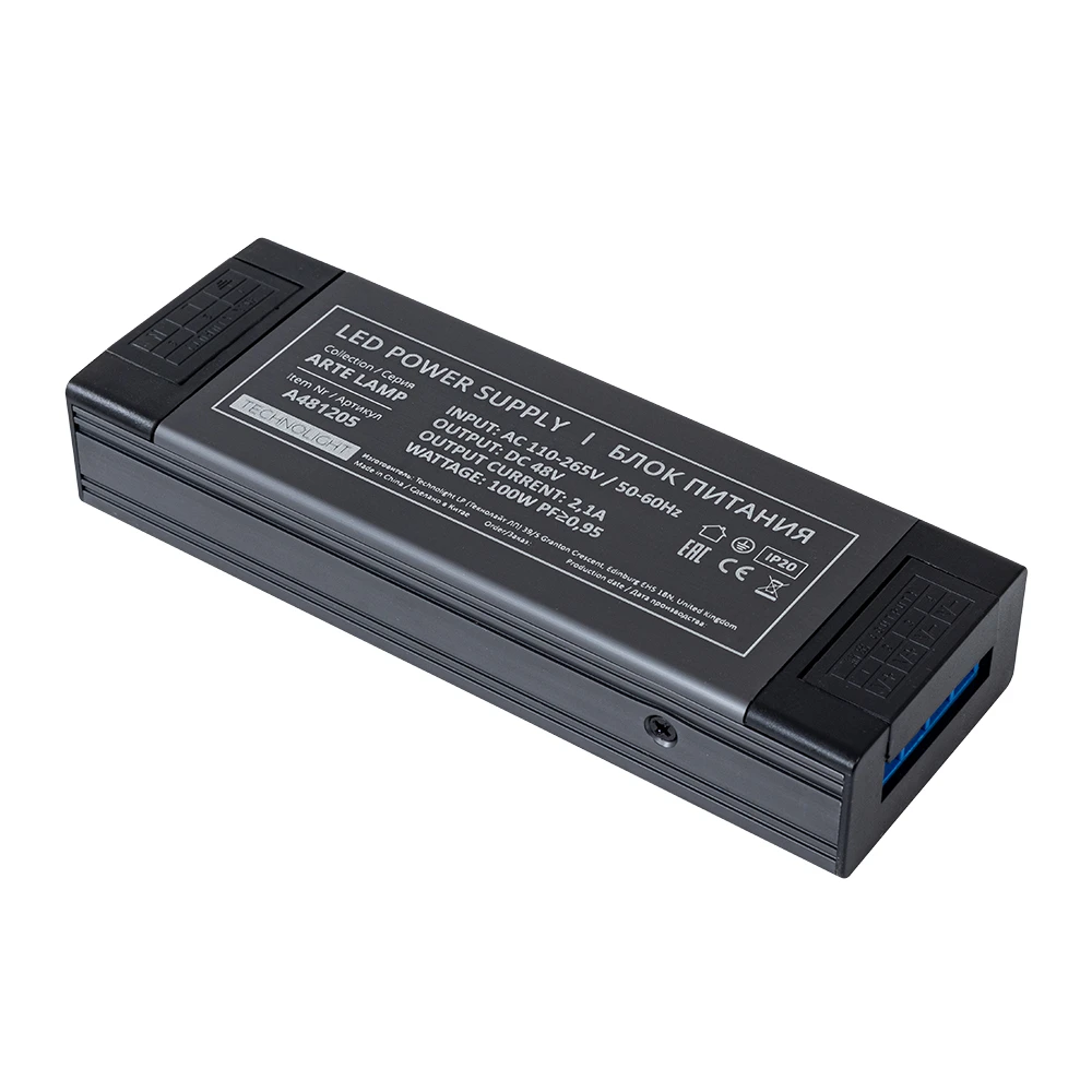 Блок питания 48V 100W 2 08А Arte Lamp PRO A481205N