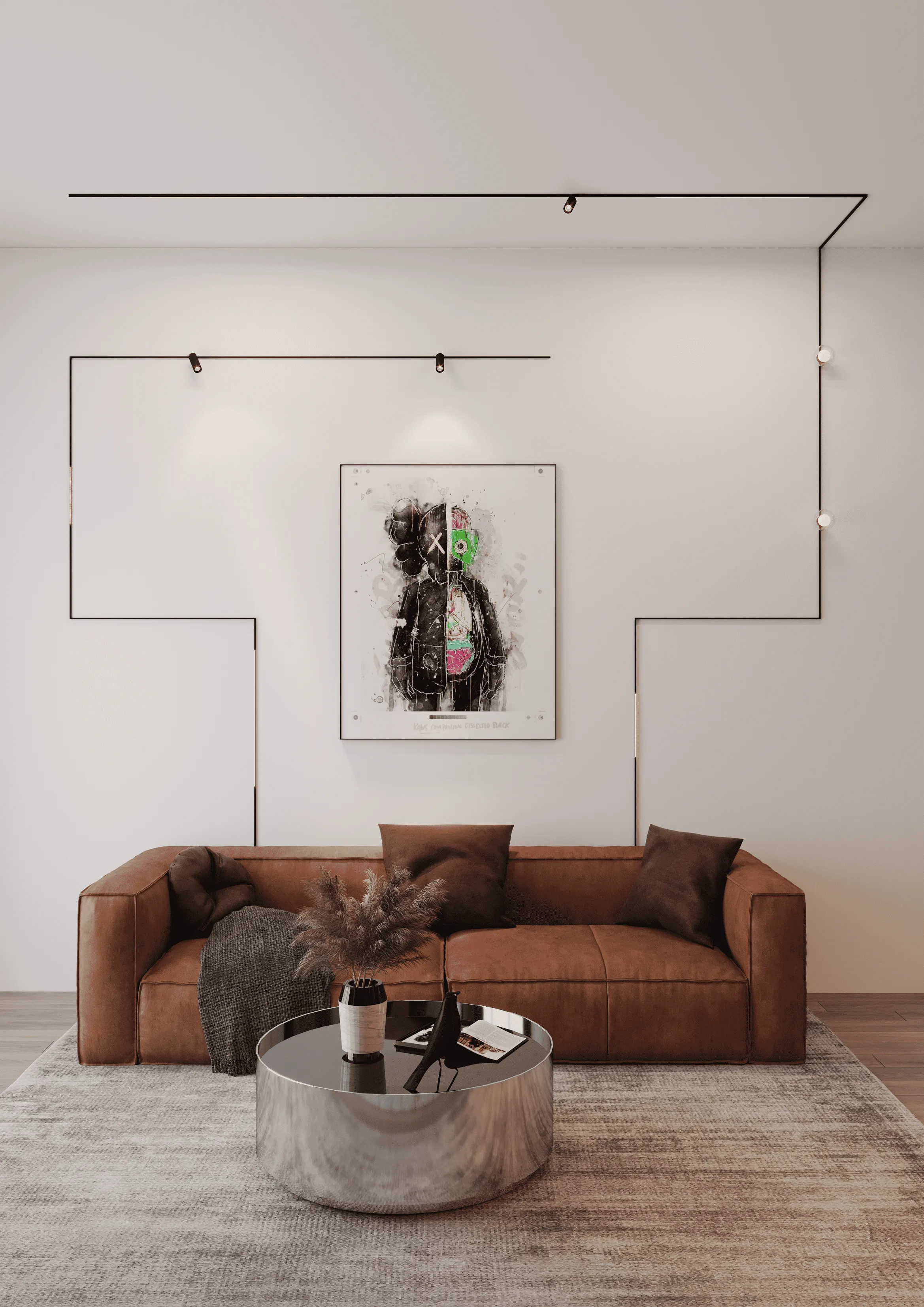 Светильник трековый магнитный Crystal Lux CLT 0.36 001 10W BL M4000K