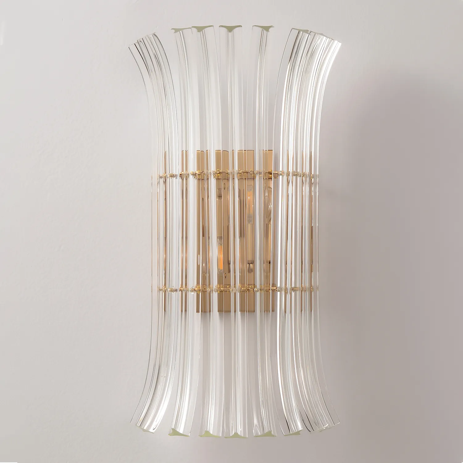 Бра Crystal Lux CASCADA AP2 BRASS