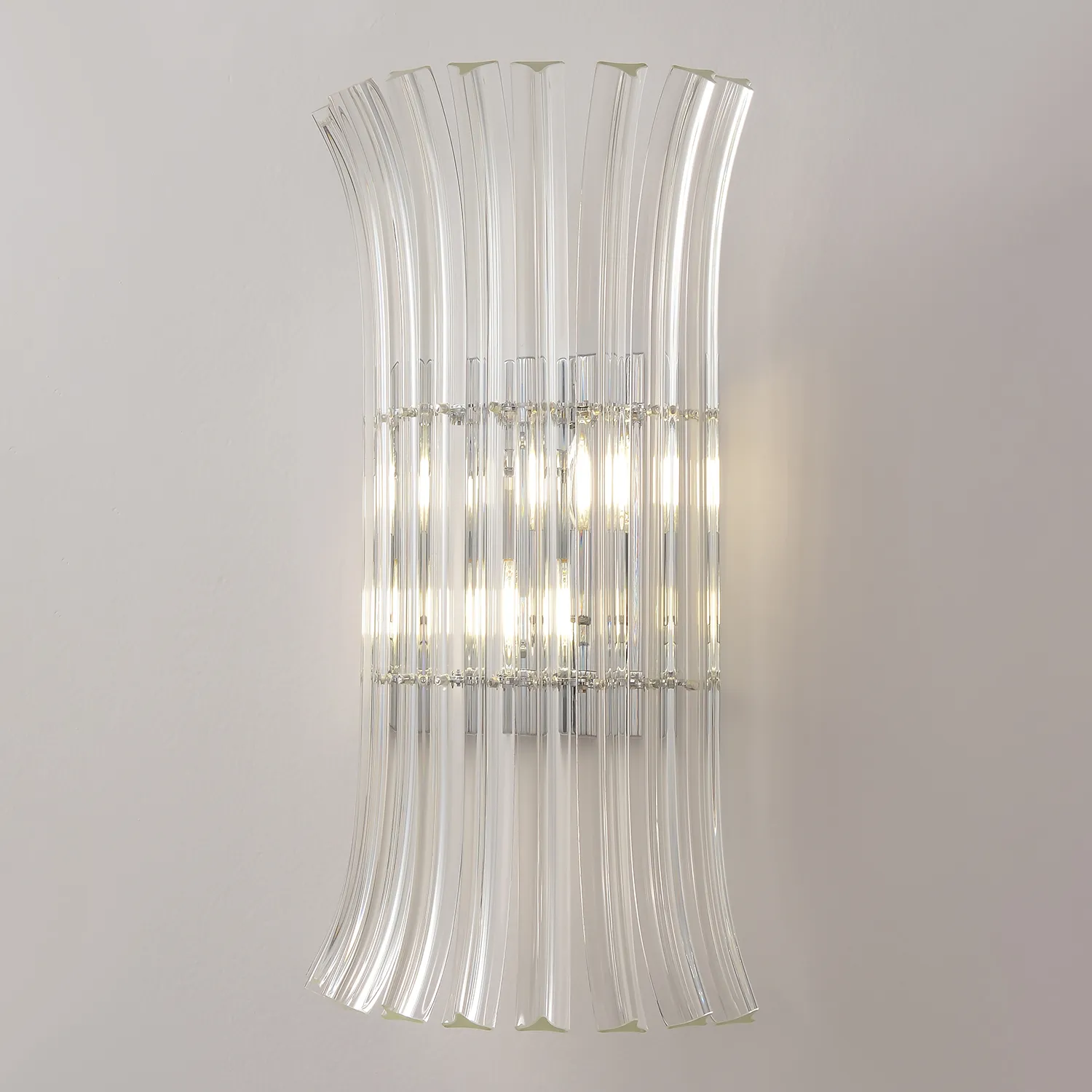 Бра Crystal Lux CASCADA AP2 CHROME