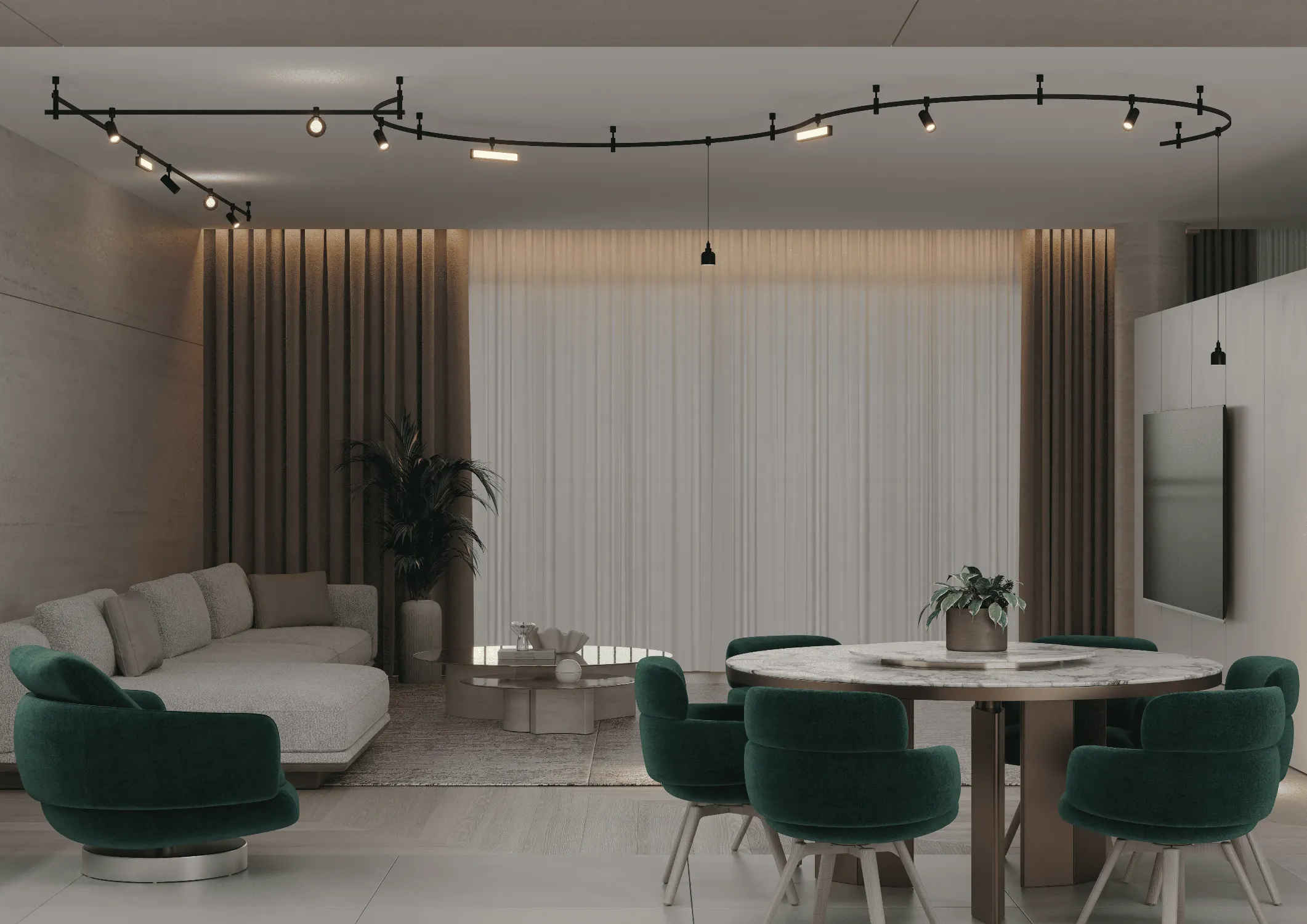 Шинопровод магнитный Crystal Lux CLT 0.117 01 L2000 BL
